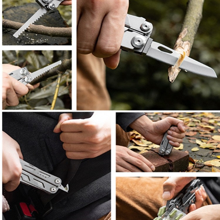14 in 1 Multifunctional Pliers Folding Combination EDC Gadget Camping Survival Equipment Universal Tool Pliers, 14 in 1