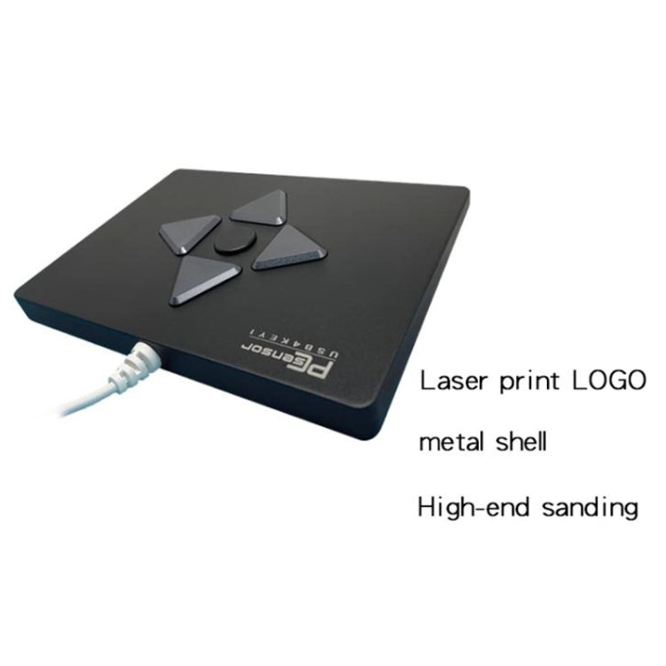 4 Keys Medical Equipment Testing Custom One-key Combo Shortcut Keyboard, Cable Length: 1.5m
