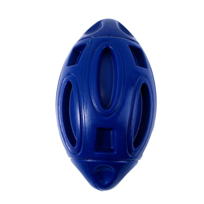 Pet Toy Rugby Rubber Wear-Resistant Bite Ball Toy