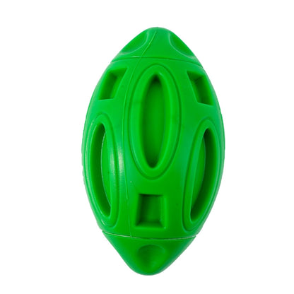 Pet Toy Rugby Rubber Wear-Resistant Bite Ball Toy