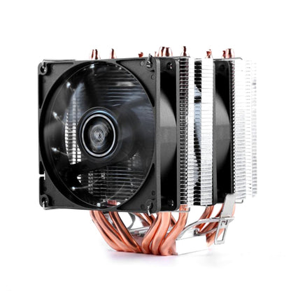 Desktop Computer 6 Copper Tube CPU Radiator Super Quiet, 6 Tube Without Light 3-pin Single Fan, 6 Tube Without Light 3-pin Double Fan, 6 Tube Blue Light 3-pin Single Fan, 6 Tube Blue Light 3-pin Double Fan, 6 Tube PWM Single Fan, 6 Tube PWM Double Fan