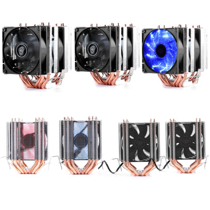 Desktop Computer 6 Copper Tube CPU Radiator Super Quiet, 6 Tube Blue Light 3-pin Single Fan, 6 Tube Blue Light 3-pin Double Fan, 6 Tube PWM Single Fan, 6 Tube PWM Double Fan, 6 Tube Without Light 3-pin Single Fan, 6 Tube Without Light 3-pin Double Fan