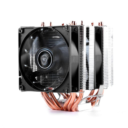 Desktop Computer 6 Copper Tube CPU Radiator Super Quiet, 6 Tube Without Light 3-pin Single Fan, 6 Tube Without Light 3-pin Double Fan, 6 Tube Blue Light 3-pin Single Fan, 6 Tube Blue Light 3-pin Double Fan, 6 Tube PWM Single Fan, 6 Tube PWM Double Fan
