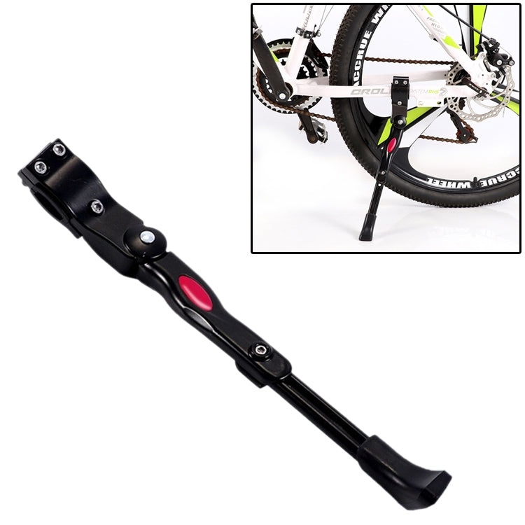 Bicycle Mountain Bike 26 Inch Aluminum Alloy Single Support Car Ladder Foot Support Parking Rack, 26 Inch Black