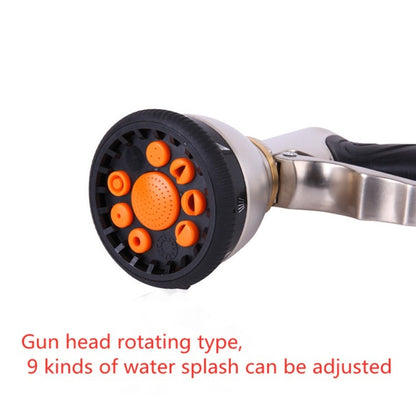 Electroplating Multifunctional High-pressure Water Gun 9 Function Front Trigger Car Wash Water Gun, 9 Function Front Trigger