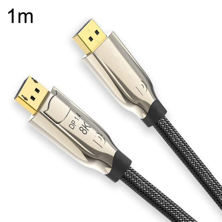 1.4 Version DP Cable Gold-Plated Interface 8K High-Definition Display Computer Cable OD6.0MM 30AWG With Nylon Mesh, 1m, 1.5m, 2m, 3m, 5m