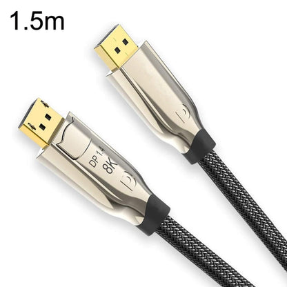1.4 Version DP Cable Gold-Plated Interface 8K High-Definition Display Computer Cable OD6.0MM 30AWG With Nylon Mesh, 1m, 1.5m, 2m, 3m, 5m