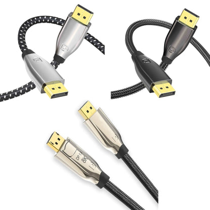 1.4 Version DP Cable Gold-Plated Interface 8K High-Definition Display Computer Cable OD6.0MM 30AWG With Nylon Mesh, 5m