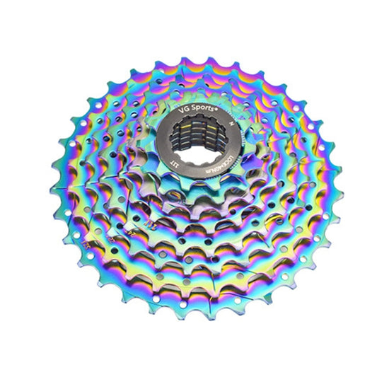 VG SPORTS Bicycle Lightweight Wear -Resistant Colorful Flywheel, 8 Speed 11-28T, 8 Speed 11-32T, 9 Speed 11-28T, 9 Speed 11-32T, 10 Speed 11-28T, 10 Speed 11-32T, 11 Speed 11-28T, 11 Speed 11-32T