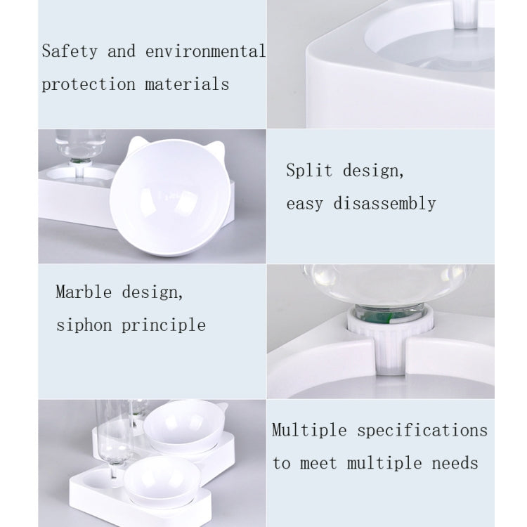 Pet Bowl Anti-tipping Automatic Drinking Water Feeding Bowl, Small, Large