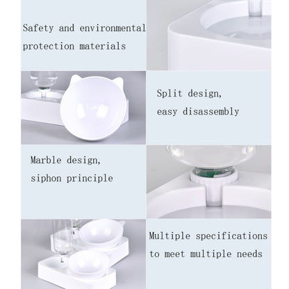 Pet Bowl Anti-tipping Automatic Drinking Water Feeding Bowl, Small, Large