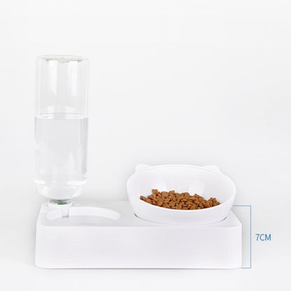 Pet Bowl Anti-tipping Automatic Drinking Water Feeding Bowl, Small