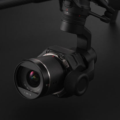 Original  DL 18mm F2.8 ASPH Lens for DJI Zenmuse X9-8K Air PTZ Camera, 18mm F2.8