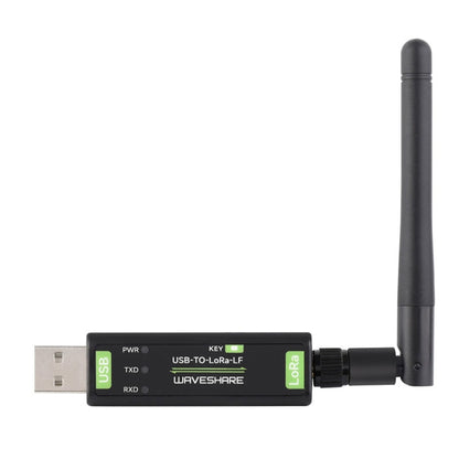 Waveshare 2pcs USB To LoRa Data Transfer Module Based On SX1262, LF Version Using TCXO Crystal Oscillator, HF Version Using TCXO Crystal Oscillator, LF Version Using XTAL Crystal Oscillator, HF Version Using XTAL Crystal Oscillator