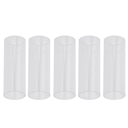 5PCS Acrylic Guitar Slide Tube Folk Slide Block, 28mm(Transparent), 51mm(Transparent), 60mm(Transparent), 70mm(Transparent)