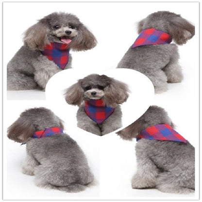 Cotton Cartoon Print Pet Saliva Towel, S 58x41x41cm, L 73x50x50cm