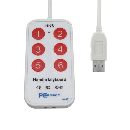6 Keys Custom PS Shortcut Keys Medical Ultrasound Acquisition USB Keypad, Cable Length: 2m, HK-6, HK-6 Android Version