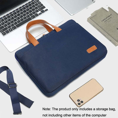 For MacBook 15.6-16.1 Inches MAHOO 10188 Ultra-Thin Hand Computer Bag Messenger Laptop Bag, Khaki, Dark Blue, Gray, Gray+Gray PU Power Bag, Dark Blue+Black PU Power Bag, Khaki+Gray PU Power Bag, Gray+Gray Mouse Pad, Dark Blue+Black Mouse Pad...