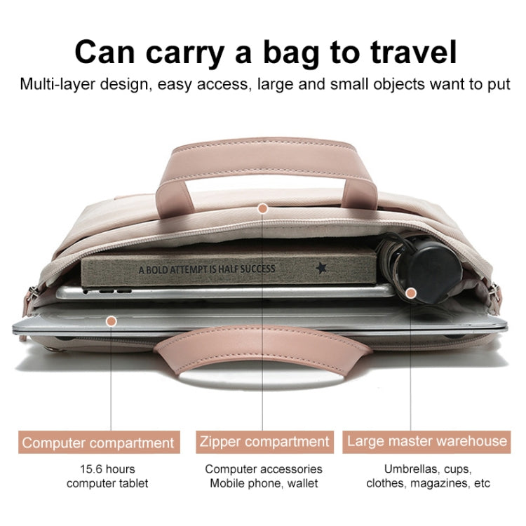 For MacBook 15.6-16.1 Inches MAHOO 10188 Ultra-Thin Hand Computer Bag Messenger Laptop Bag, Khaki, Dark Blue, Gray, Gray+Gray PU Power Bag, Dark Blue+Black PU Power Bag, Khaki+Gray PU Power Bag, Gray+Gray Mouse Pad, Dark Blue+Black Mouse Pad...