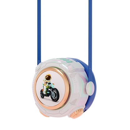 MD666-3 Cartoon Space Capsule Mini Portable Bladeless Hanging Neck Fan, Hanging Neck Fan (Purple), Hanging Neck Fan (Pink), Hanging Neck Fan (Blue)
