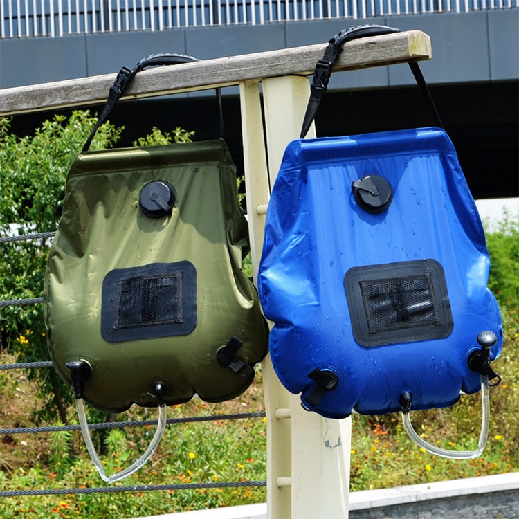 20L Solar Bath Bag Outdoor Self Driving Camping  Hot Water Bottle Portable Outdoor  Bath Water Storage Bag