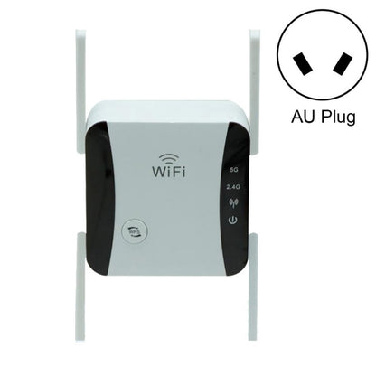 KP1200 1200Mbps Dual Band 5G WIFI Amplifier Wireless Signal Repeater, AU Plug, UK Plug