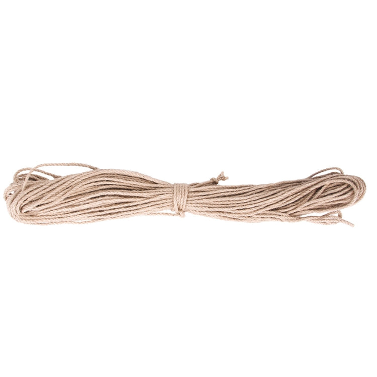 Pets Hemp Rope Cat Scratch Board Sword Rope Accessories Protect Cat Grip Toy Grabbing Materials, 3 PCS 10m, 30m, 50m, 10m