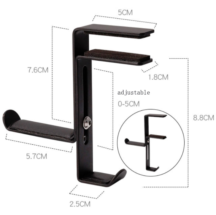 Headphones Racks Desktop Hooks Bookshelves Headset Racks, Red, Upgrade B Black, Upgrade B Gray