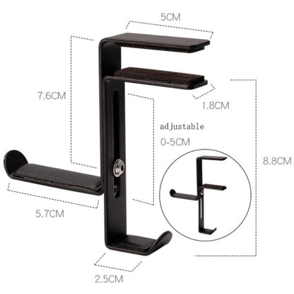 Headphones Racks Desktop Hooks Bookshelves Headset Racks, Red, Upgrade B Black, Upgrade B Gray