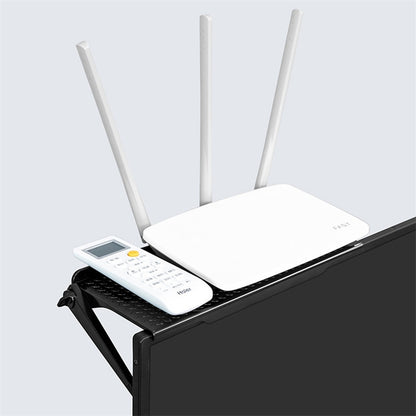 2 PCS Creative Multi-functional Storage Rack Computer Monitor Holder, L, S