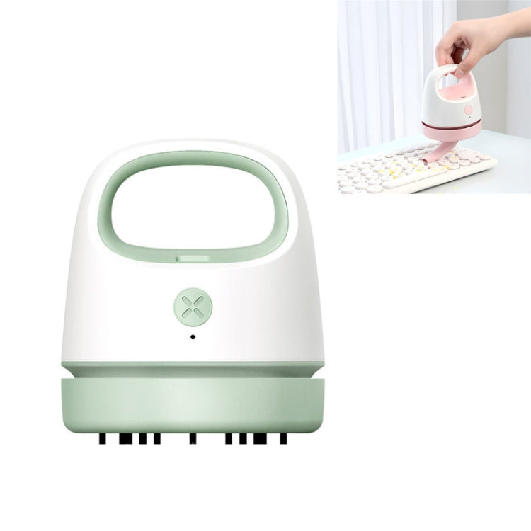 C502 Office Desktop Keyboard Cleaning Vacuum Cleaner USB Charging Mini Portable Car Vacuum Cleaner, Powder, Gray, Blue, Green