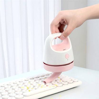 C502 Office Desktop Keyboard Cleaning Vacuum Cleaner USB Charging Mini Portable Car Vacuum Cleaner, Powder, Gray, Blue, Green