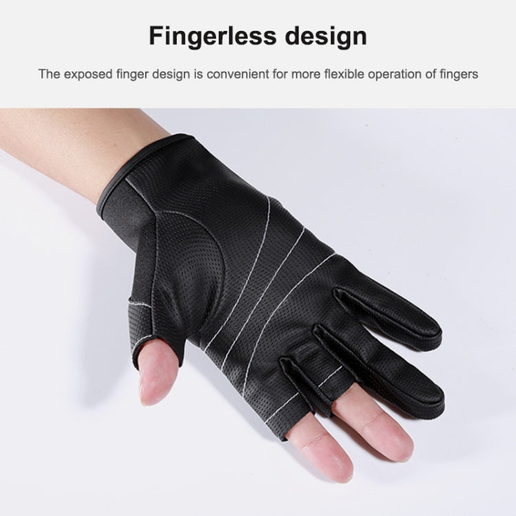 Kyncilor A0062 Outdoor Camping Three-finger Gloves Antiskid Sports Fishing Gloves, M, XL