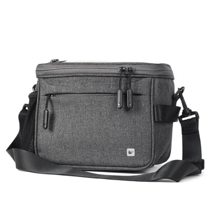 Rhinowalk Bicycle Front Handle Bag Camera Bag Waterproof 7.5 inch Large Touch Screen Navigation Mobile Phone Bag Bicycle Bag, Dark Gray, Carbon Fiber Black Green, Matt Full Black, Matt Black Green