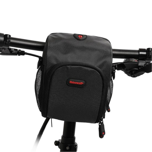 Rhinowalk TF910 Bicycle Front Handlebar Bag Multifunctional Waterproof Phone Bag Riding Bag, Black, Red, Khaki