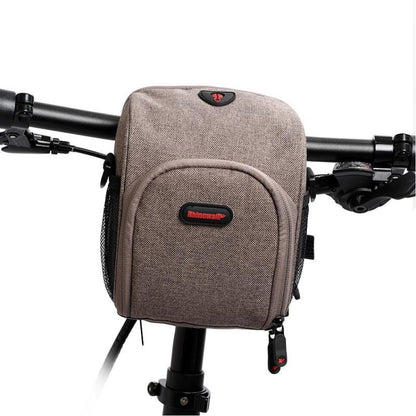 Rhinowalk TF910 Bicycle Front Handlebar Bag Multifunctional Waterproof Phone Bag Riding Bag, Black, Red, Khaki