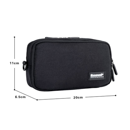 Rhinowalk X2011 Bike Front Bag Bicycle Storage Handlebar Bag Travel Commuting Hanging Bag, Black, Grey