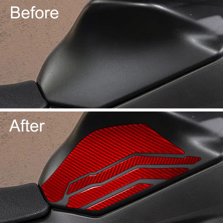 For 2024-2025 Kawasaki Z650 8pcs /Set Fuel Tank Side Decoration Stickers