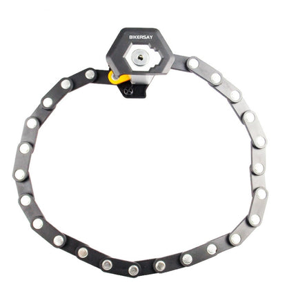 BIKERSAY  BK001 Bicycle Folding Lock Anti-theft Anti-cutting Mountain Bike Burger Lock, BIKERSAY BK001