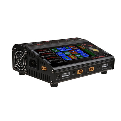 HTRC HT206AC/DC DUO 400W Large Color Screen Touch Dual-way Smart Balance Charger,, US Plug