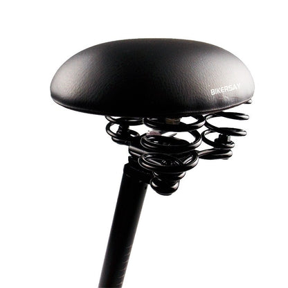 BIKERSAY Bicycle Spring Cushion Shock Absorber Mountain Bike Saddle Anti-compression Non-nasal Cushion, SZ004