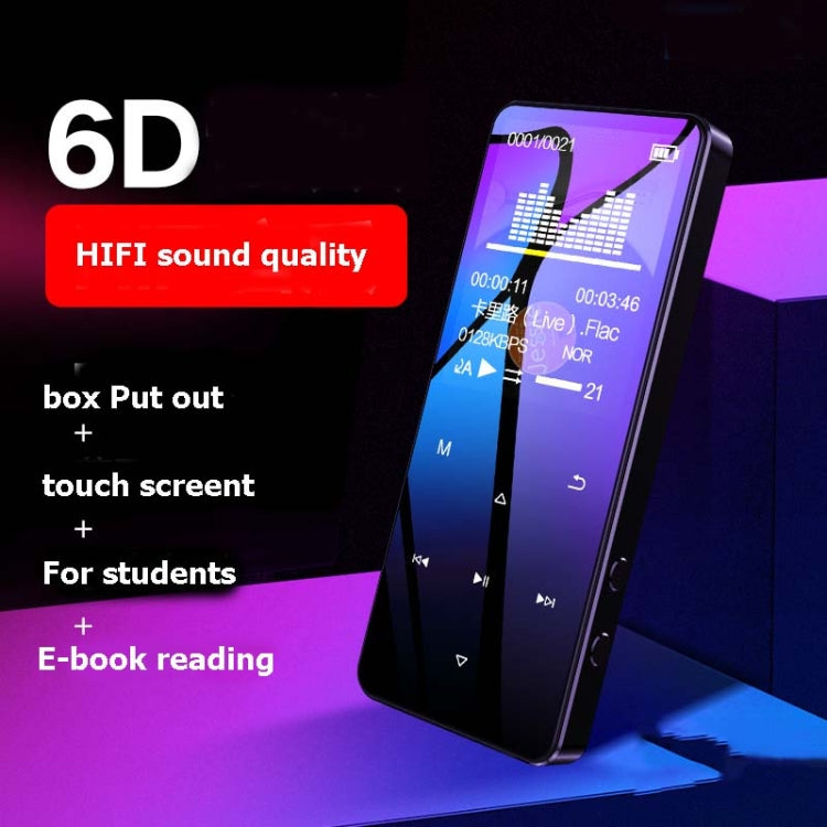 mrobo-M11 A6 1.8 inch Multi-function Touch MP3 Player Student MP4 Mini Walkman, Support External TF Card, Touchpad 4GB, Touchpad 8GB, Touchpad 16GB, Bluetooth  Touchpad 4GB, Bluetooth  Touchpad 8GB, Bluetooth  Touchpad 16GB