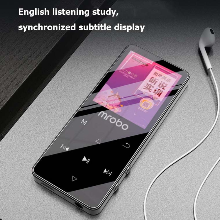 mrobo-M11 A6 1.8 inch Multi-function Touch MP3 Player Student MP4 Mini Walkman, Support External TF Card, Touchpad 4GB, Touchpad 8GB, Touchpad 16GB, Bluetooth  Touchpad 4GB, Bluetooth  Touchpad 8GB, Bluetooth  Touchpad 16GB