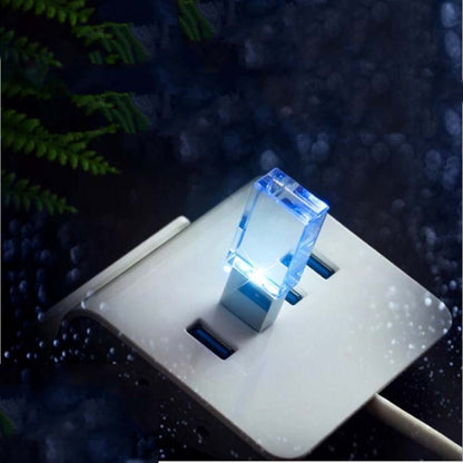 2 PCS Crystal Flash Light Emitting USB 2.0 Flash Drive Car Music USB Flash Drive, 8G (200 Music + 80 MV), 16G (1000 Music + 110 MV), 32G (1000 Music + 300 MV)