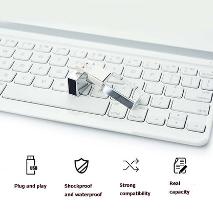 2 PCS Crystal Flash Light Emitting USB 2.0 Flash Drive Car Music USB Flash Drive, 8G (200 Music + 80 MV), 16G (1000 Music + 110 MV), 32G (1000 Music + 300 MV)