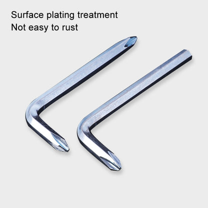 10pcs Screwdriver Hexagonal Wrench Scooter Repair Tools Cross Bit, Specification:4mm, Material:45 Steel, 4mm 45 Steel, 5mm 45 Steel, 6mm 45 Steel, 4mm A3 Steel, 5mm A3 Steel, 6mm A3 Steel