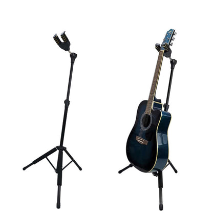 Gravity Self-locking Folding Vertical Pipa Bass Universal Guitar Stand, Self-locking
