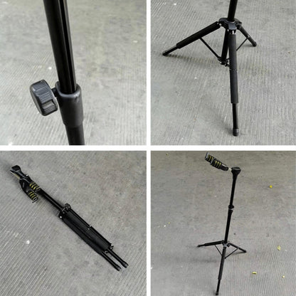 Gravity Self-locking Folding Vertical Pipa Bass Universal Guitar Stand, Self-locking