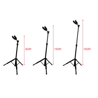 Gravity Self-locking Folding Vertical Pipa Bass Universal Guitar Stand, Self-locking