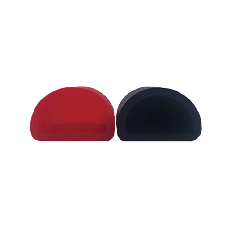 6 PCS For Xiaomi Mijia M365 Electric Scooter Accessories Tripod Foot Support Silicone Cover, Black, Red